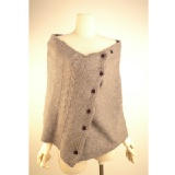 百變羊毛披肩-灰　 特價：$699