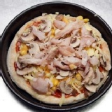 獅子座義式屋6吋pizza-田園嫩燻雞蘑菇