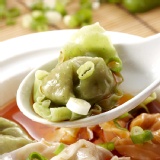 蓉葉點心。三色抄手 (30入)。小巧可口！