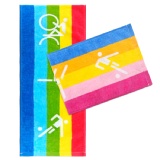 愛戀彩虹運動毛巾