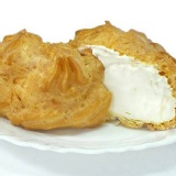 日式鮮奶冰淇淋泡芙(原味鮮奶) 特價：$12