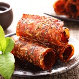 杏仁芝麻肉乾捲