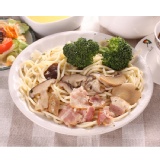 鮮菇培根義大利麵(含麵)