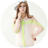 女款抗UV防曬薄外套-雪芽