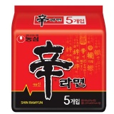 【農心】辛拉麵5入 特價：$99