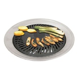 MIT外銷級 不沾導油設計超導熱不鏽鋼燒烤盤 特價：$299