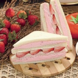 【美食村】草莓三明治 特價：$30