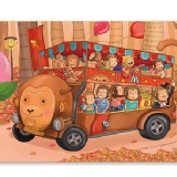 猴子公車罐,(甜,蛋奶素)巧克力爆米花,原價$160,特價$130