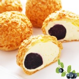 藍莓雙餡泡芙6入 特價：$120