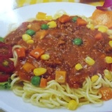 蕃茄義大利醬+麵 特價：$18