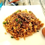 沙茶牛肉炒飯 特價：$35