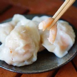 手工蝦仁高麗菜水餃