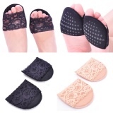 加厚超軟防滑防痛隱形護腳墊襪-蕾絲款