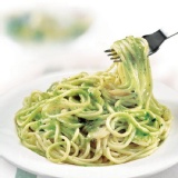 【吉家】鐵板麵(羅勒青醬) 特價：$32