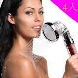 神膚奇肌三段省水加壓加大蓮蓬頭4入