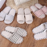 簡約粗條紋居家拖鞋(8色)
