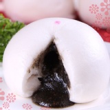 【五星級港點】麻糬流沙包(芝麻)