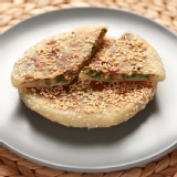 (蔥阿伯) 黃金香蔥芝麻鍋餅5片