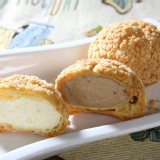 【高雄不二家】6入綜合泡芙(香草X3+摩卡X3) 特價：$80