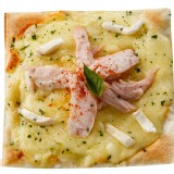 【披薩市】低卡脆皮義式纖米披薩-野菇燻雞(葷) 特價：$42