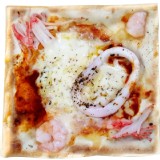 【披薩市】低卡脆皮義式纖米披薩-義大利海鮮(葷) 特價：$42