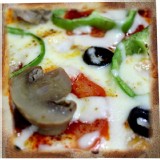 披薩市低卡脆皮義式纖米披薩-地中海纖蔬披薩(奶素) 特價：$37