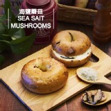 【貝菈貝果】海鹽蘑菇(奶素) 特價：$48