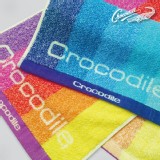 Crocodile鱷魚彩虹純棉吸水運動毛巾 特價：$149