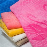 100%純棉天鵝緹花枕巾2入組 特價：$100