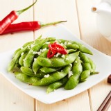 【鬍鬚林】蒜味毛豆 特價：$40