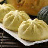 【豆香村】南瓜豆沙包(南瓜餡)(蛋奶素) 特價：$68