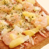 【貴客】鮮蝦鳳梨千層披薩 特價：$47