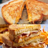 【熱樂煎三明治】多口味任選 特價：$60