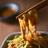 【蘭山麵】- 麻醬寬麵 2包組 ★ 人氣第一！(五辛素可)