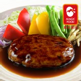 【魔術食品】豬肉漢堡排佐鰹魚照燒醬