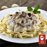 【魔術食品】培根起司白醬