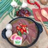 中壢夜市名店簡師傅麻辣鴨血