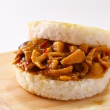 【KK Life-紅龍】麻油杏鮑菇米漢堡