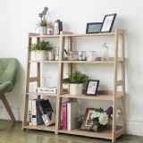 【樂嫚妮】日式木質層架四層架-加寬版(A-JS1112) 特價：$1190