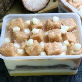 【美食村】蜜芋頭麻糬濃奶蛋糕盒 特價：$210
