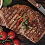 【勝崎生鮮】美國安格斯比臉大雪花沙朗牛排