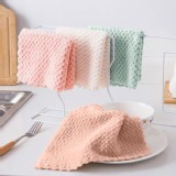 【輕鬆境界】水龍捲超強吸水力雙層加大珊瑚絨不沾油抹布(30*30cm) 特價：$24