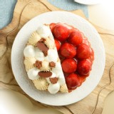 【新款雙拼】【亞尼克夢想村】6吋雙享派-歡樂鮮莓+焦糖玫瑰鹽 特價：$494