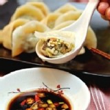 【秝秝飽滿手工水餃】雪菜百頁豬肉水餃