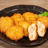 【基隆魚鮮來天婦羅】金錢蝦餅 特價：$75