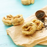 【豬寶妹】點點蝸牛捲-黑芝麻風味(家庭號)