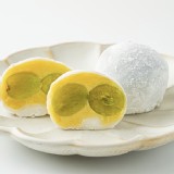 (期間限定)【金桃家芒果大福】綠葡萄綠豆大福 特價：$180