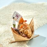 【富品家】蒜香櫻花蝦蛋黃粽 (單顆)