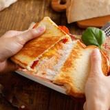 【熱樂煎】爆漿乳酪三明治-披薩乳酪爆漿三明治