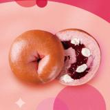 【查理布朗烘焙】草莓牛奶貝果-奶素(BO206)